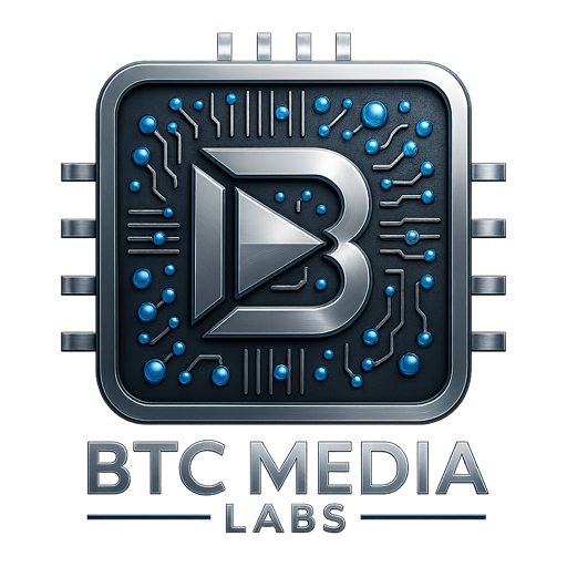 BTC Media Labs — circuit-chip B logo